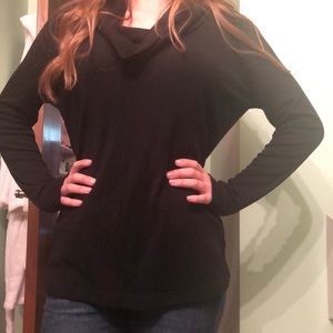 Black Soft Turtleneck Sweater